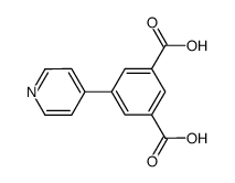 5-(Pyridin-4-yl)isophthalic acid structure