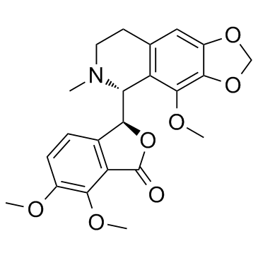 那可丁结构式