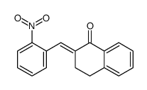 (2E)-2-[(2-nitrophenyl)methylidene]-3,4-dihydronaphthalen-1-one Structure