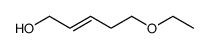 (E)-5-ethoxypent-2-en-1-ol结构式