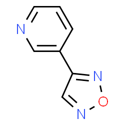 Pyridine, 3-(1,2,5-oxadiazol-3-yl)- (9CI)结构式