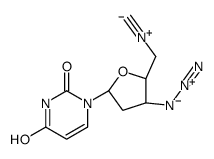 3'-azido-5'-isocyano-2',3',5'-trideoxyuridine structure