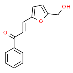 3-(5-HYDROXYMETHYL-FURAN-2-YL)-1-PHENYL-PROPENONE Structure