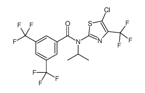 N-[5-chloro-4-(trifluoromethyl)-1,3-thiazol-2-yl]-N-propan-2-yl-3,5-bis(trifluoromethyl)benzamide Structure