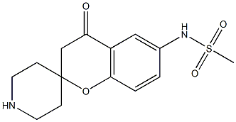 N-(4-oxospiro[chromane-2,4'-piperidin]-6-yl)methanesulfonamide Structure