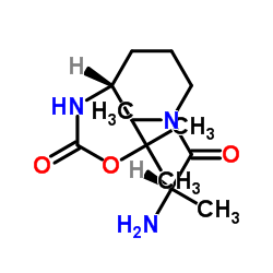 2-Methyl-2-propanyl [(3R)-1-alanyl-3-piperidinyl]carbamate结构式