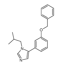 5-(3-benzyloxyphenyl)-1-isobutylimidazole Structure