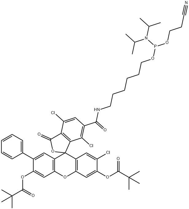 VIC phosphoramidite, 6-isomer Structure
