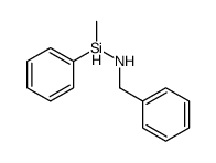 N-[methyl(phenyl)silyl]-1-phenylmethanamine结构式