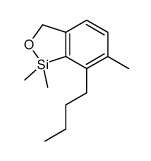 7-butyl-1,1,6-trimethyl-3H-2,1-benzoxasilole Structure