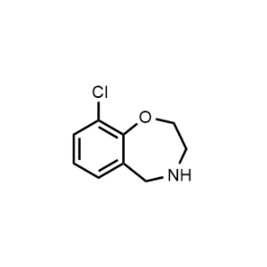 9-氯-2,3,4,5-四氢苯并[f][1,4]氧氮杂结构式