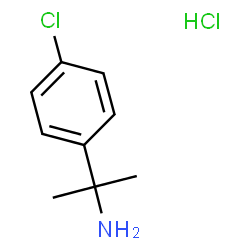 2-(4-Chlorophenyl)propan-2-amine hydrochloride structure