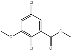 Methyl 2,5-dichloro-3-methoxybenzoate structure