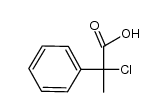 (+/-)-2-chloro-2-phenyl-propionic acid Structure