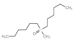 Di-N-hexylmethylphosphine oxide结构式