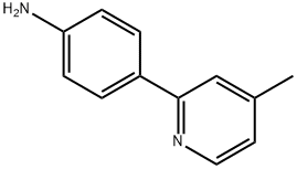 4-(4-Methyl-2-pyridyl)aniline结构式