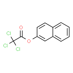 ACETIC ACID, 2,2,2-TRICHLORO-, 2-NAPHTHALENYL ESTER结构式