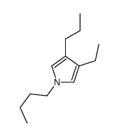 1-butyl-3-ethyl-4-propylpyrrole结构式