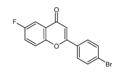 4'-BROMO-6-FLUOROFLAVONE structure