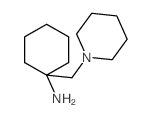 1-PIPERIDIN-1-YLMETHYL-CYCLOHEXYLAMINE structure