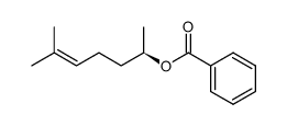 (R)-6-methylhept-5-en-2-yl benzoate结构式