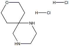 9-Oxa-1,4-diazaspiro[5.5]undecane dihydrochloride structure