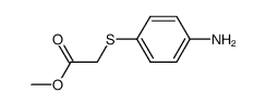 methyl [(4-aminophenyl)sulfanyl]acetate structure