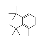 1,2-ditert-butyl-3-methylbenzene Structure