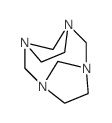 1,3,6,8-tetraazatricyclo(6.2.1.13,6)dodecane Structure