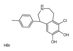 R(+)-6-CHLORO-7,8-DIHYDROXY-3-METHYL-1-PHENYL-2,3,4,5-TETRAHYDRO-1H-3-BENZAZEPINE HYDROBROMIDE picture