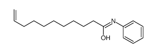 10-Undecenamide, N-phenyl- structure