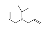 tert-butyl-bis(prop-2-enyl)phosphane Structure