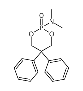 N,N-Dimethyl-5,5-diphenyl-1,3,2-dioxaphosphorinan-2-amine2-oxide Structure