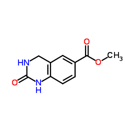 Methyl 2-oxo-1,2,3,4-tetrahydro-6-quinazolinecarboxylate Structure