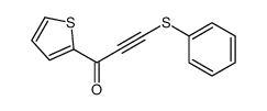 3-phenylsulfanyl-1-thiophen-2-ylprop-2-yn-1-one Structure