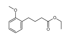 ethyl 4-(2-methoxyphenyl)butanoate结构式