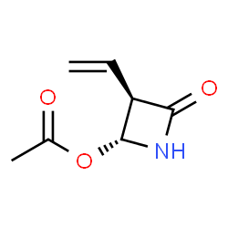 2-Azetidinone,4-(acetyloxy)-3-ethenyl-,(3R,4R)-rel-(9CI)结构式