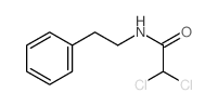 2,2-dichloro-N-phenethyl-acetamide结构式