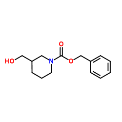 N-Cbz-3-哌啶甲醇结构式