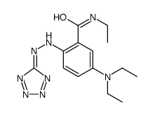 5-(diethylamino)-N-ethyl-2-[2-(tetrazol-5-ylidene)hydrazinyl]benzamide结构式