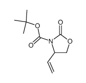 tert-butyl 2-oxo-4-vinyloxazolidinone-3-carboxylate结构式