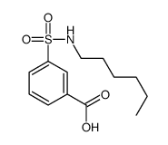 3-(N-HEXYLSULFAMOYL)BENZOIC ACID structure