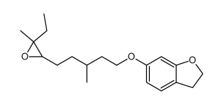 6-[(6,7-epoxy-3,7-dimethylnonyl)-oxy]-2,3-dihydrobenzofuran Structure