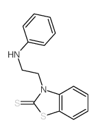 2(3H)-Benzothiazolethione,3-[2-(phenylamino)ethyl]-结构式