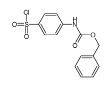 BENZYL [4-(CHLOROSULFONYL)PHENYL]CARBAMATE结构式