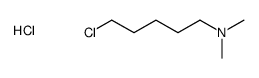 5-chloro-N,N-dimethylpentan-1-amine,hydrochloride结构式