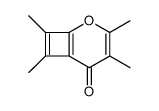 3,4,7,8-tetramethyl-5-oxabicyclo[4.2.0]octa-1(6),3,7-trien-2-one结构式