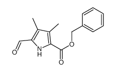 benzyl 5-formyl-3,4-dimethyl-1H-pyrrole-2-carboxylate Structure