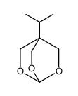 4-propan-2-yl-2,6,7-trioxabicyclo[2.2.2]octane Structure