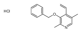 4-ethenyl-2,5-dimethyl-3-phenylmethoxypyridine,hydrochloride Structure